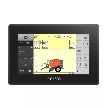 CCI 800 moniteur parfaitement compatible ISOBUS équipé d'un écran couleur 8”.