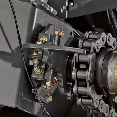 Débrayage manuel de l'entraînement du rotor