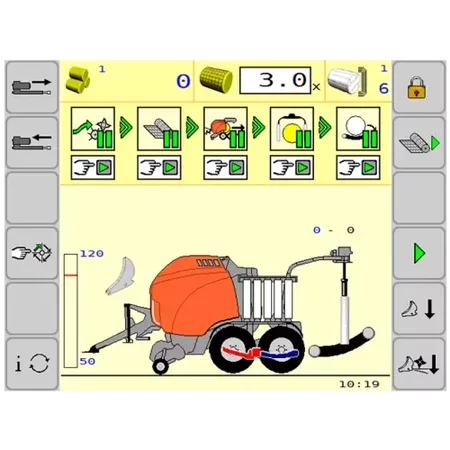 PROCESS VIEW vous informe du statut de vos processus de travail au sein de la machine.