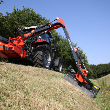 Photo vue du fossé de l'épareuse AGRI-LONGER GII à sécurité pivot