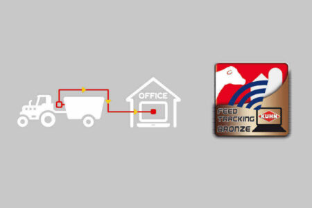 Logiciel de gestion des données KUHN Feed Tracking BRONZE : un transfert de données simple pour votre mélangeuse KUHN PROFILE