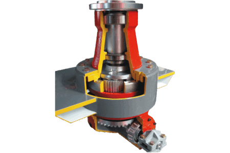 Photo de la transmission issue de la technologie et de l'expérience KUHN