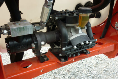 Pompe à entrainement hydraulique, débit de 75l/min