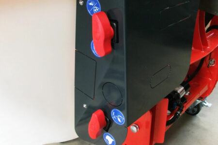 Mise en œuvre MANUSET avec 2 vannes principales pour l'aspiration et le refoulement.