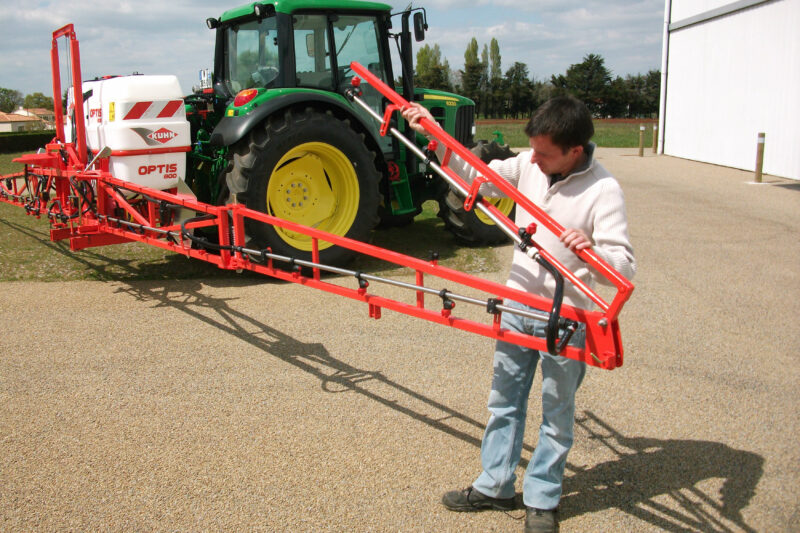Ein- und Ausklappung des Gestänges beim RJP2 15 m