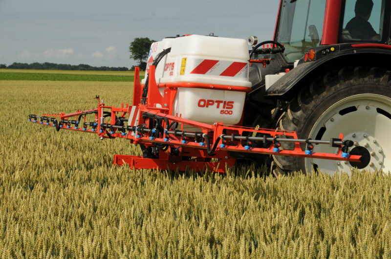 OPTIS 600 Liter mit RPL-Gestänge 12 m, Seitenansicht