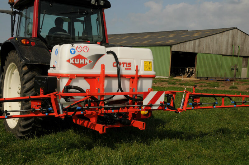 OPTIS 600 Liter mit RPL-Gestänge 12 m, Rückansicht