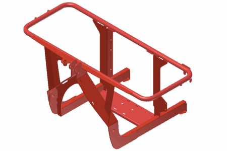 Modèle 3D chassis monobloc OMNIS