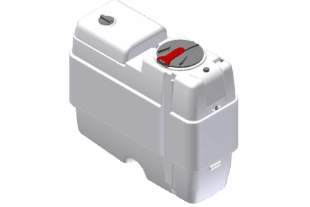 Une cuve légère et facile à rincer