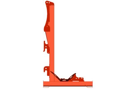 Modèle 3D chassis en L du DELTIS 2