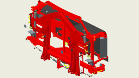 Cadre de suspension EQUILIBRA pour rampe MES2, MEA2 et RHPA