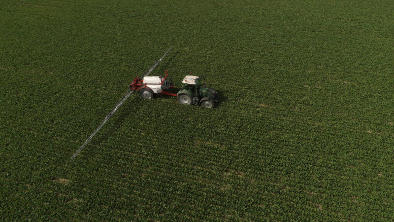 LEXIS 3000, Einsatz in einem Rübenfeld