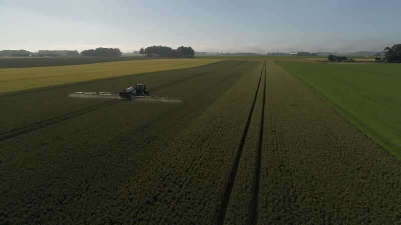 LEXIS 3000, Einsatz in einem Weizenfeld