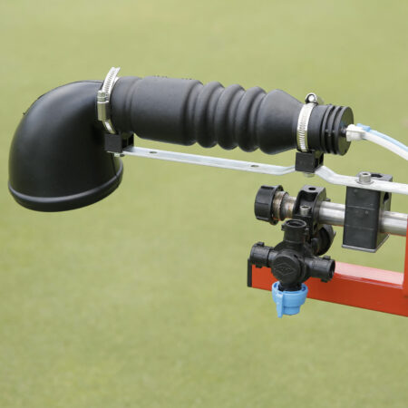 Le traceur à mousse permet un marquage au sol de la zone pulvérisée (jalonnage).