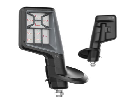 Joystick ISOBUS CCI A3 avec affichage des icones et compatibilité pulvérisateurs agricoles KUHN