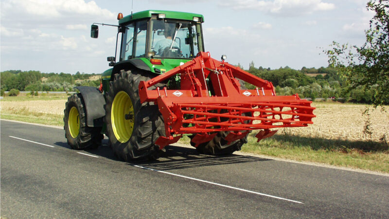 So kompakt ist der Vorlockerer DC in Transportposition