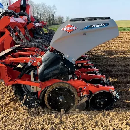 Einzelkornsämaschine KOSMA im Einsatz