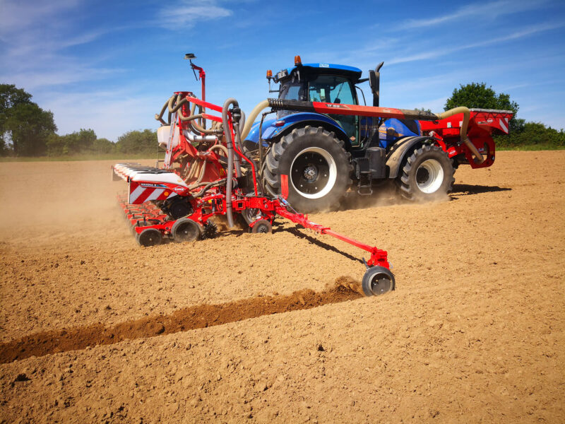 Einzelkornsämaschine MAXIMA 3 beim Einsatz