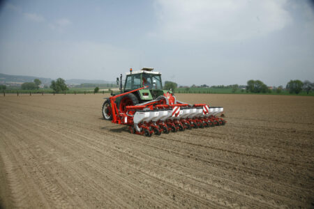 Die PLANTER 3 bei der Aussaat