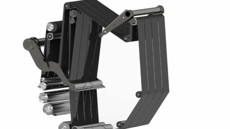 La chambre de compression d'une presse VB 7100 compte 4 courroies et 2 rouleaux.