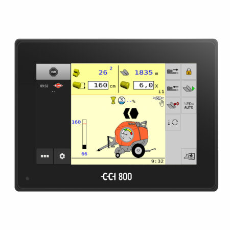 CCI 800 moniteur parfaitement compatible ISOBUS équipé d'un écran couleur 8”.