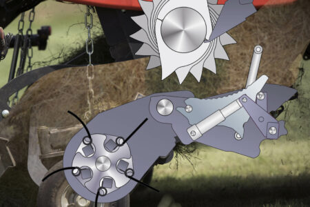 Le débrayage du rotor et l'abaissement de la trappe de décompression DROPFLOOR assurent un déblocage rapide.