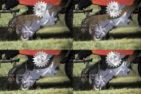 Un aperçu des positions des couteaux et de la trappe de décompression DROPFLOOR pendant le déblocage automatique DEBLOCK