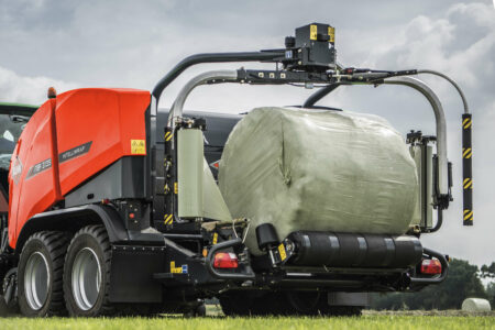 Photo formation de balles avec le Combiné presse-enrubanneuse