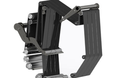 La chambre de compression d'une presse VB 7100 compte 4 courroies et 2 rouleaux.