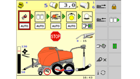 Capture d'écran du système de déblocage automatique du rotor
