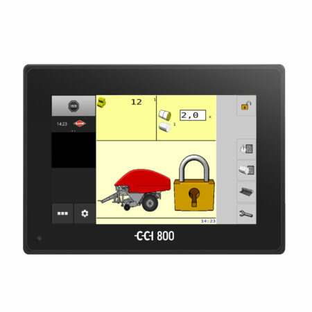 CCI 800 moniteur parfaitement compatible ISOBUS équipé d'un écran couleur 8”.