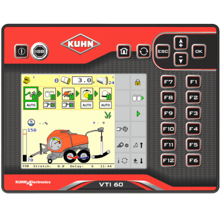 Le nouveau terminal VTI 60 ISOBUS avec écran tactile couleur 5,7”