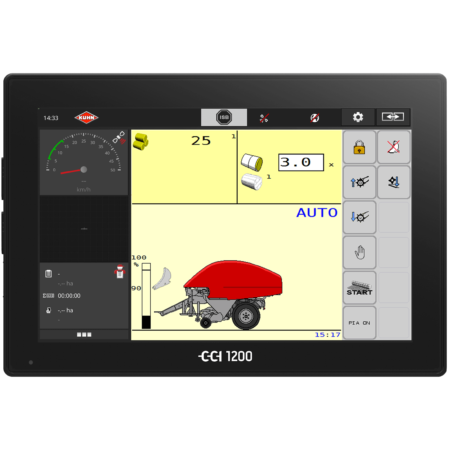 Terminal CCI 1200 ISOBUS avec écran tactile couleur 12,1”