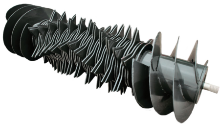 Le système OMNICUT rotor à 23 couteaux (OC 23) coupe le fourrage à une longueur de 45 mm