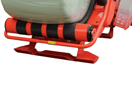 La table surbaissée permet de décharger la balle en douceur.