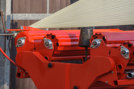 Photo de la table tournante pour balles rectangulaires de l'enrubanneuse SW 1614