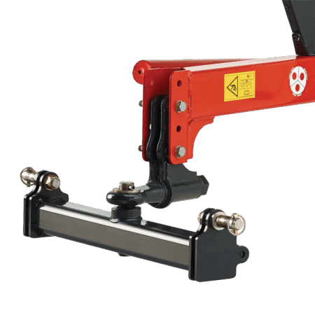 Barre d'attelage avec tête d'attelage pivotante