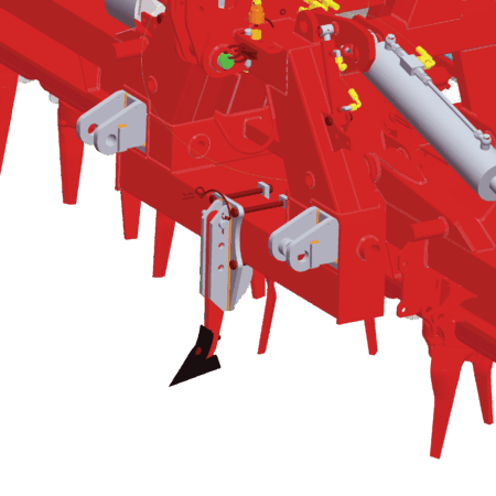 Soc avant pour herses rotatives KUHN