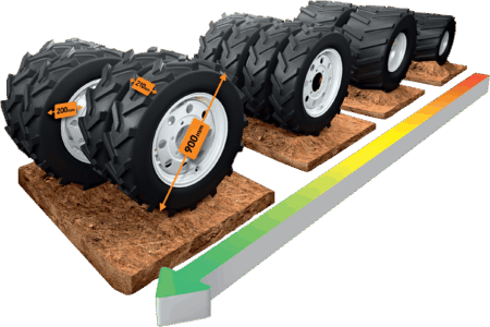 Das einzigartige Design des Reifenpackers der Universaldrillmaschine ESPRO