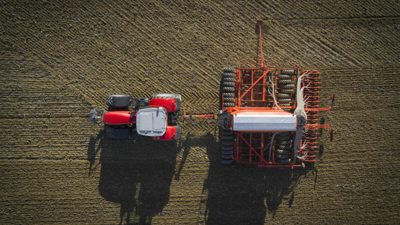 ESPRO 6000RC im Feldeinsatz (Luftaufnahme)