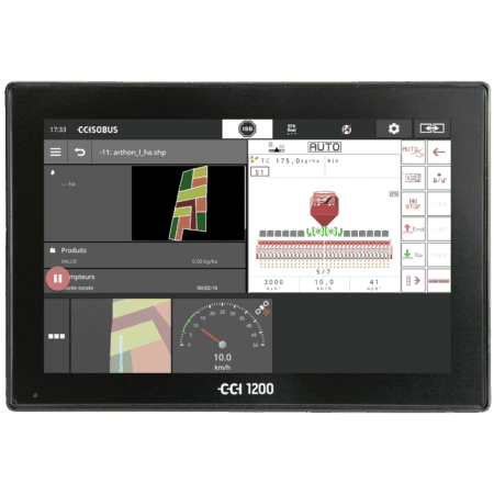 CCI 1200 Terminal mit ESPRO-Arbeitsmenü