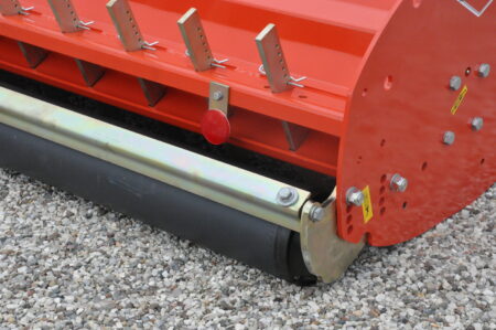 Photo en gros plan de rouleaux à embouts démontables sur les broyeurs BV