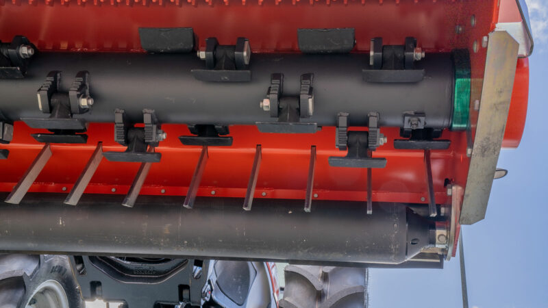 Photo en gros plan du rotor des broyeurs BVR série 1000