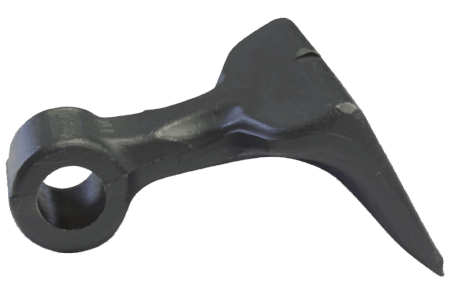 Les marteaux cuillères des broyeurs BV série 10 permettent d'éviter de marquer le tube du rotor en cas de chocs