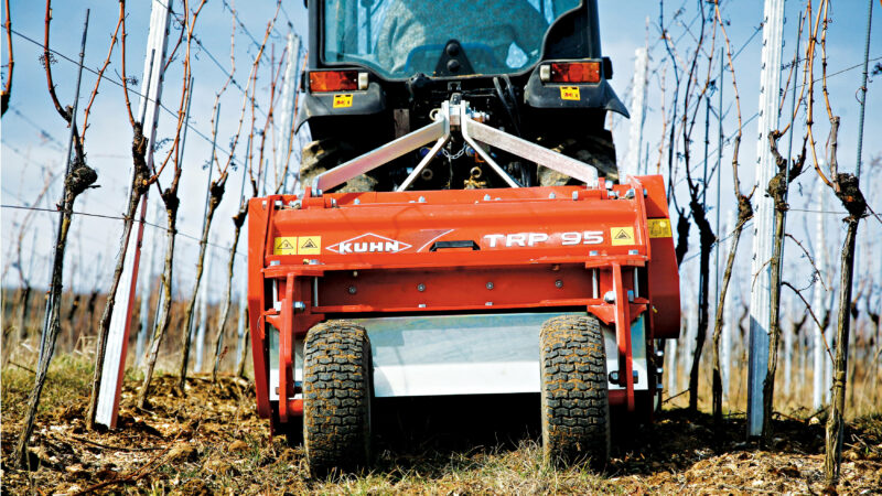 Photo de broyeur vignes et vergers TRP adapté pour les conditions pierreuses