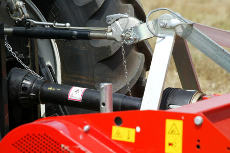 Anbaugabeln beim Mulchgerät BK 320