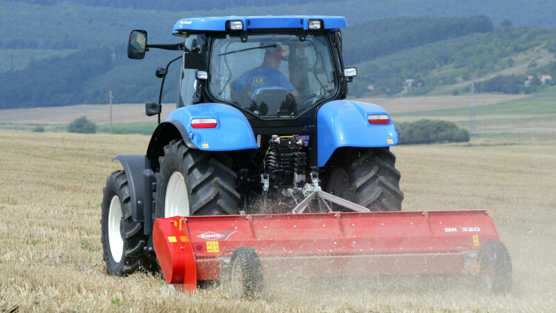 Das Mulchgerät BK 320 bei der Arbeit