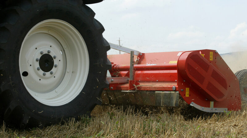 Das Mulchgerät BK 320 bei der Arbeit