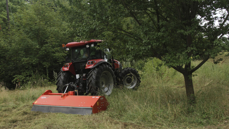 Das Mulchgerät BP 28 bei der Arbeit