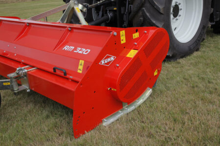Doppelantrieb bei den Mulchgeräten RM 320 und RM 400, geeignet für hohe Leistungen